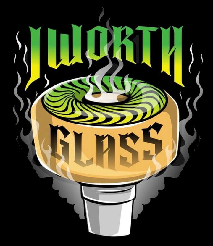 JWorth Glass Logo Stickers
