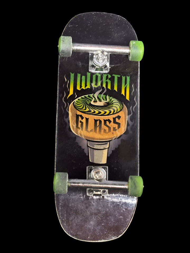 JWorth Glass Logo Fingerboard