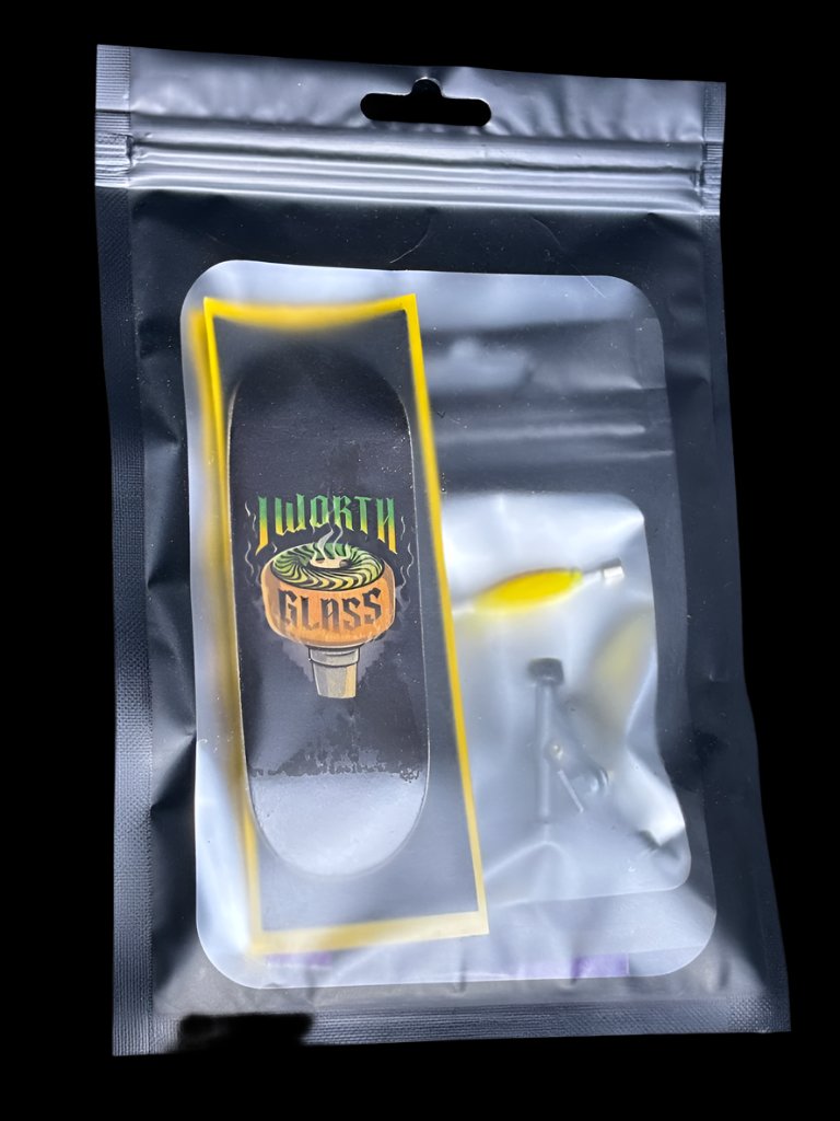 JWorth Glass Logo Fingerboard