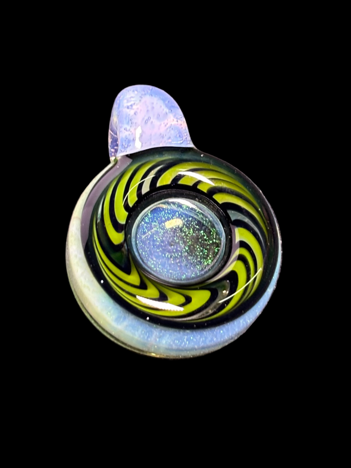 Skate wheel pendant with Mr gray #2