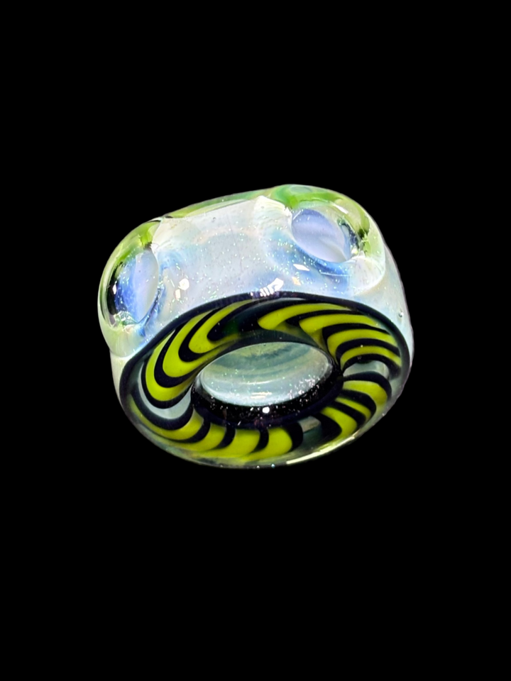 Skate wheel pendant with Mr gray