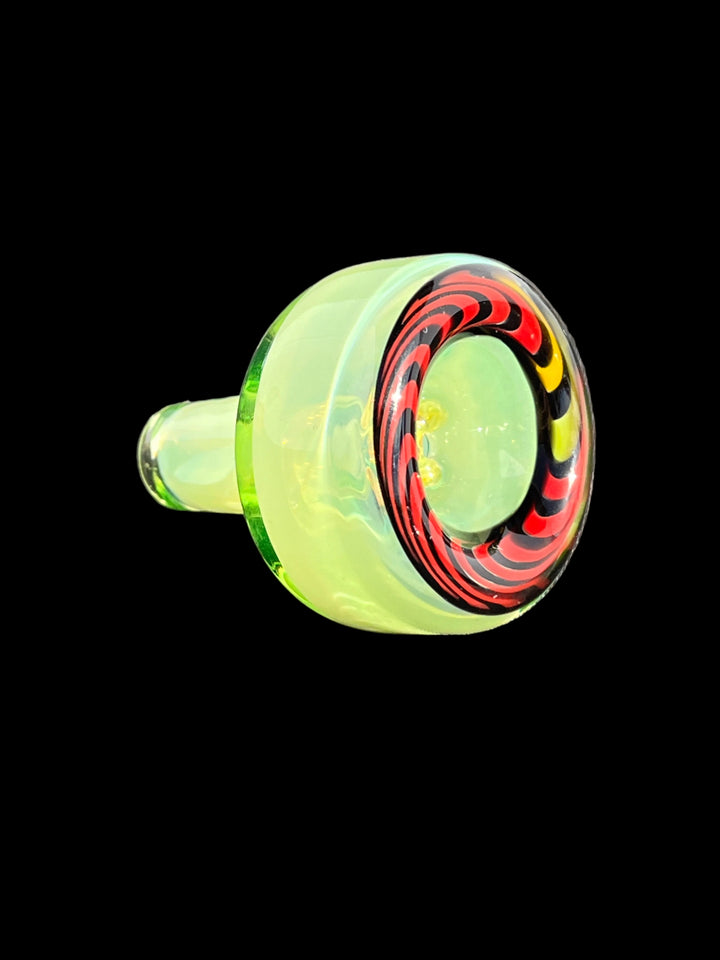 Fully worked 14mm 4 hole
