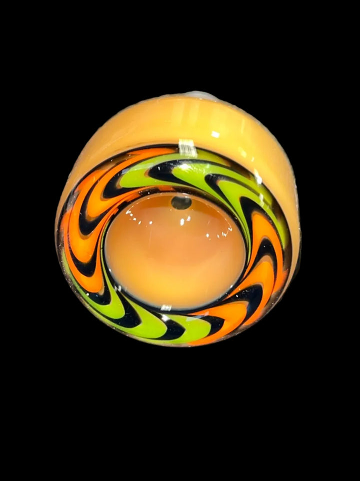 Orange green Skate wheel slide 14mm